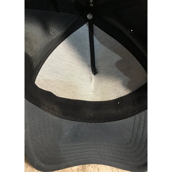 Under Armour Baseball Cap Hat Blue Teal & Dark Gray Md/Lg Stretch Fit - Picture 9 of 11